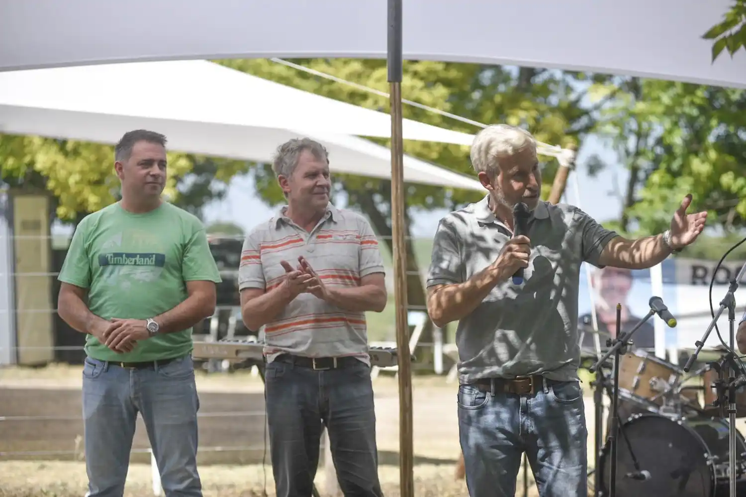 Frigerio pasó por Nogoyá y recibió el apoyo del sector agropecuario