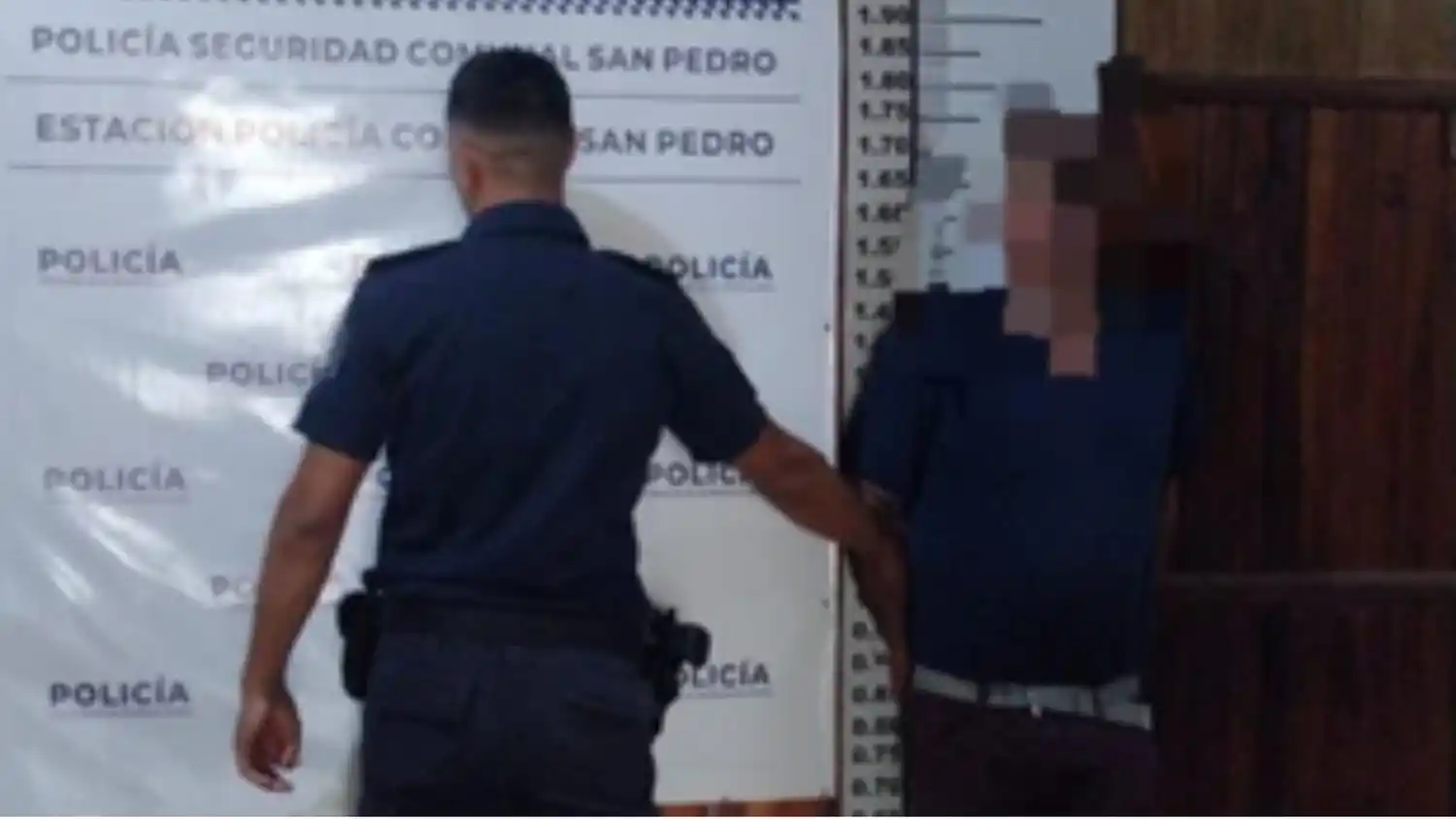 El hombre de 67 años fue trasladado a la Comisaria.