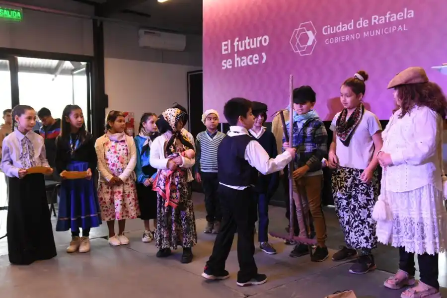 Intervención escolar a cargo de alumnos y alumnas de 3° grado C, turno tarde, de la Escuela N° 475 