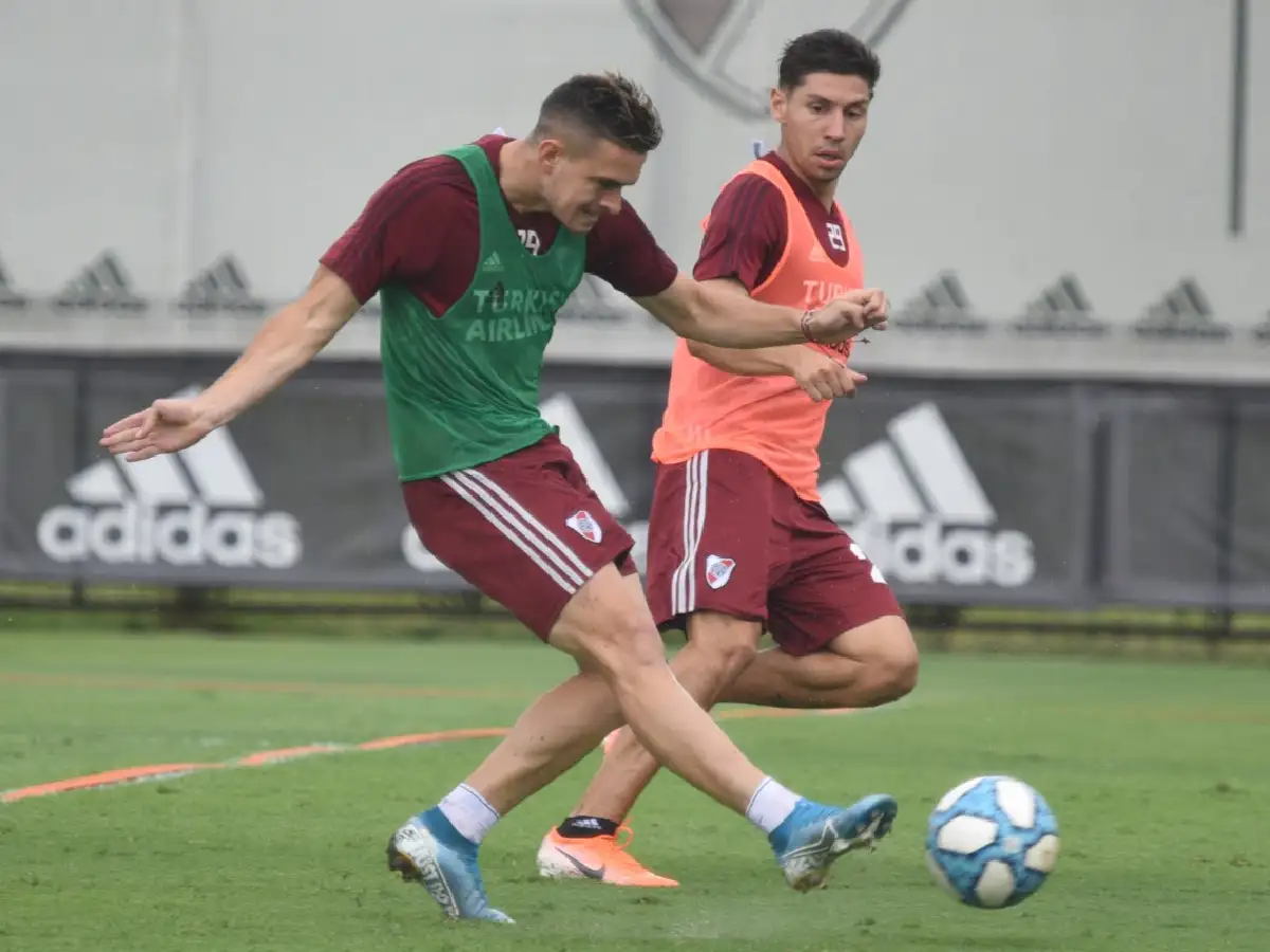 River, sin Gallardo, ensayó en Ezeiza