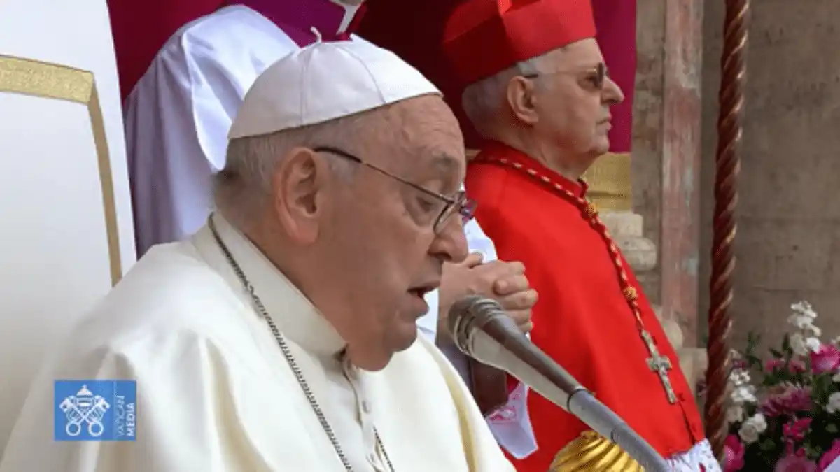 «NO ESCATIMEN ESFUERZOS» para combatir el flagelo de la trata de personas: papa Francisco en su mensaje «Urbi et Orbi»