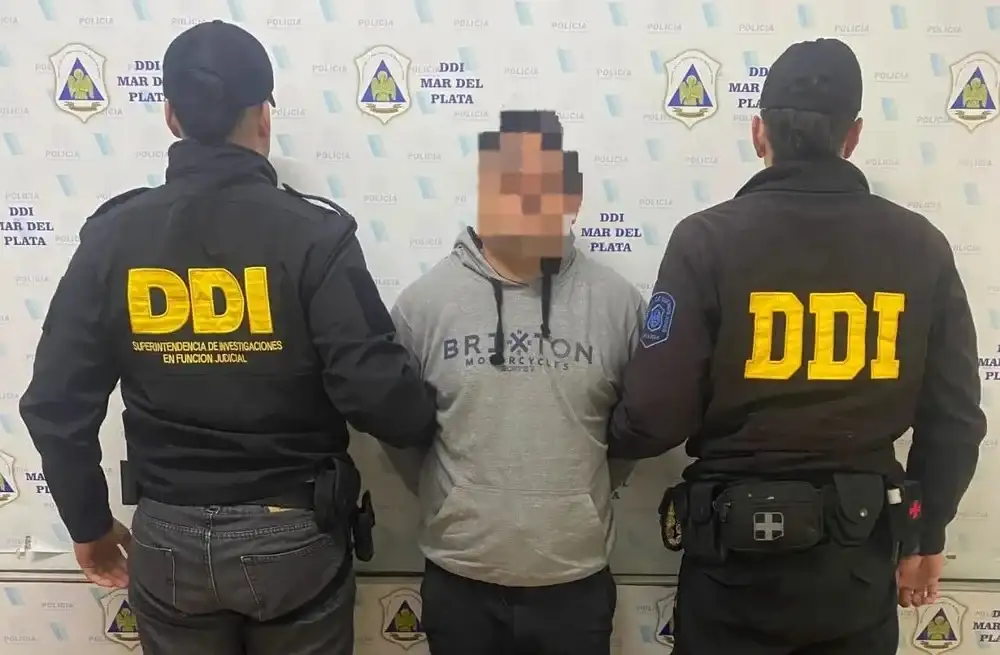 Gastón Nicolás Cichero fue detenido ayer  y enviado a la Unidad Penal de Batán.