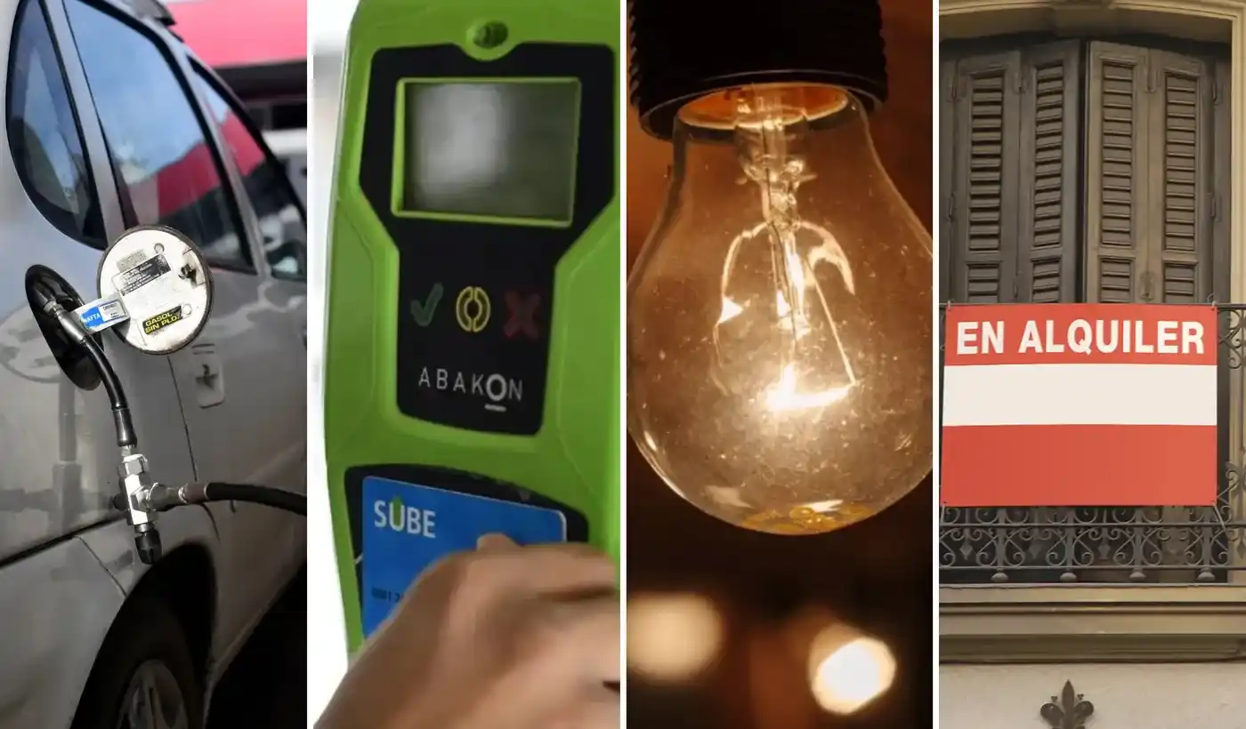 Colectivos, gas, alquileres, prepagas y más: las subas que golpean a los bonaerenses