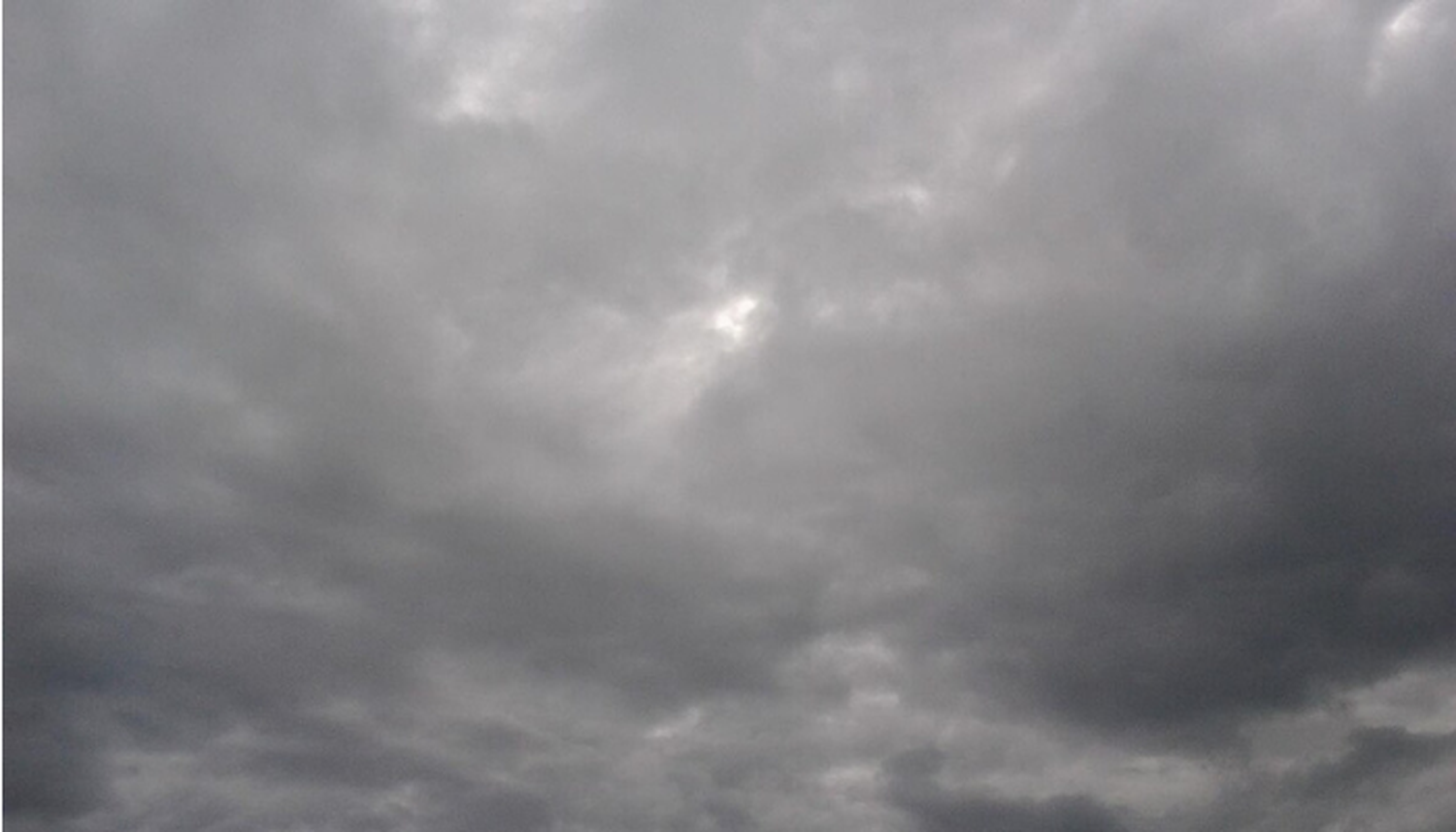 Se prevé que la lluvia caiga durante la tarde y noche del domingo.