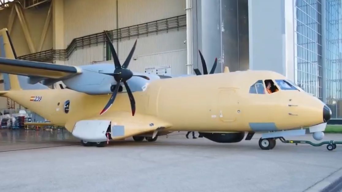 El primer Airbus C295 MSA para España sale de la línea de montaje y entra en fase de ensayos y certificación