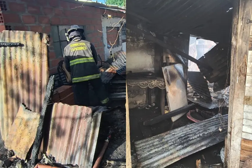 Incendio en zona norte.