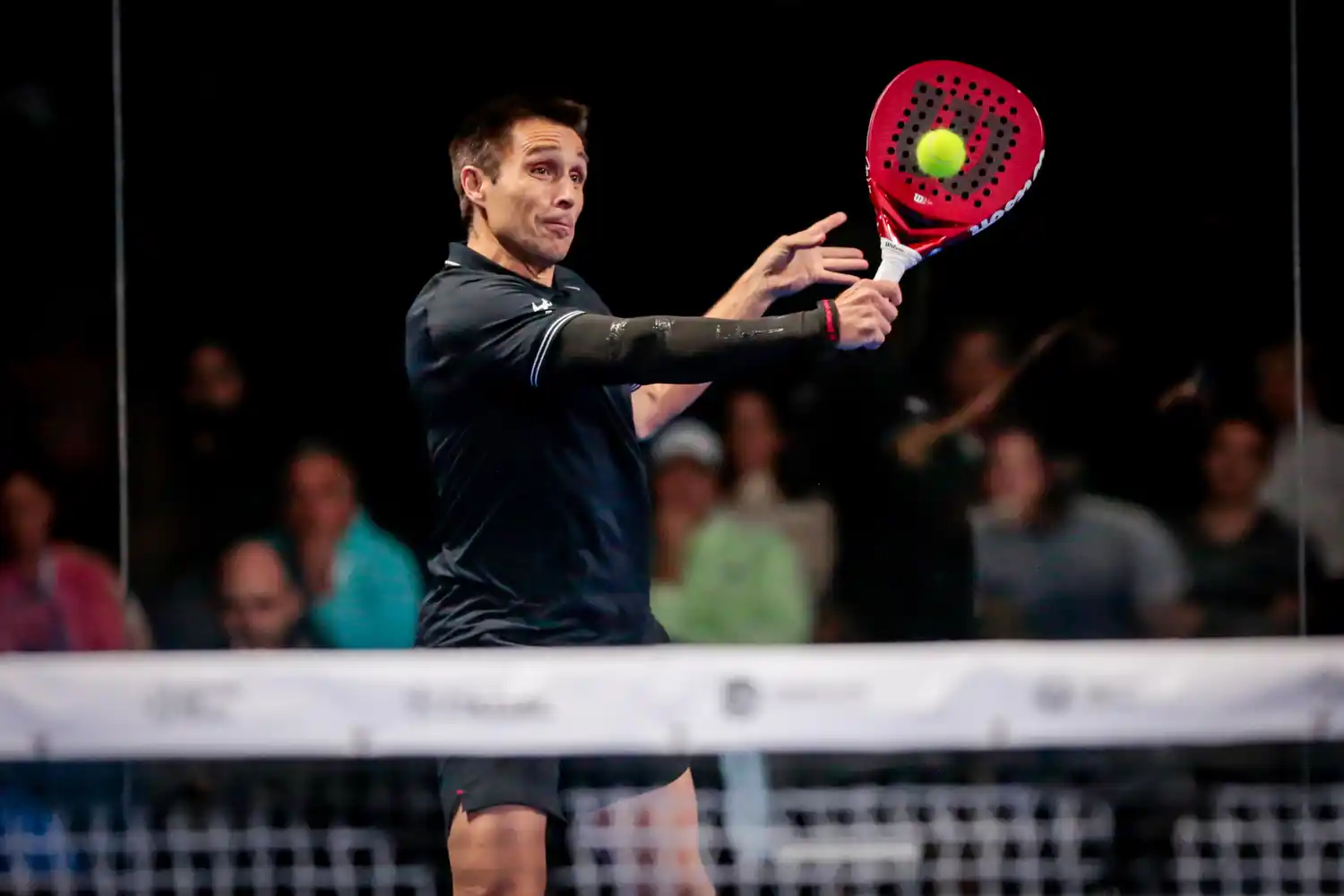 La leyenda Fernando Belasteguín en acción (Foto: Mar del Plata Premier Padel)