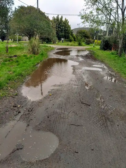 Estado de las calles en El Paraíso
