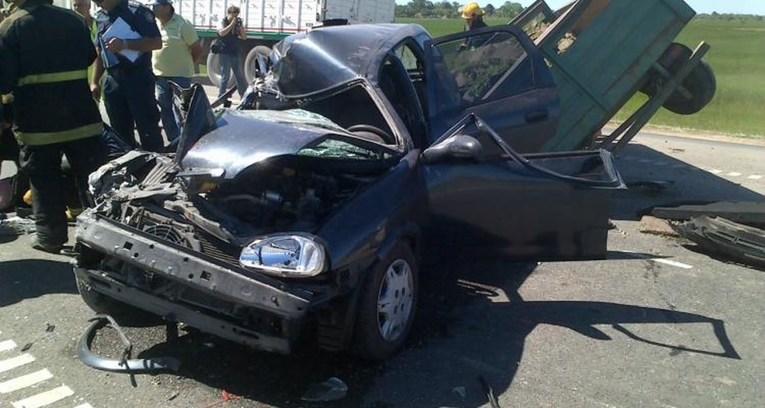 Dos personas trasladadas al hospital por un accidente en ruta 9