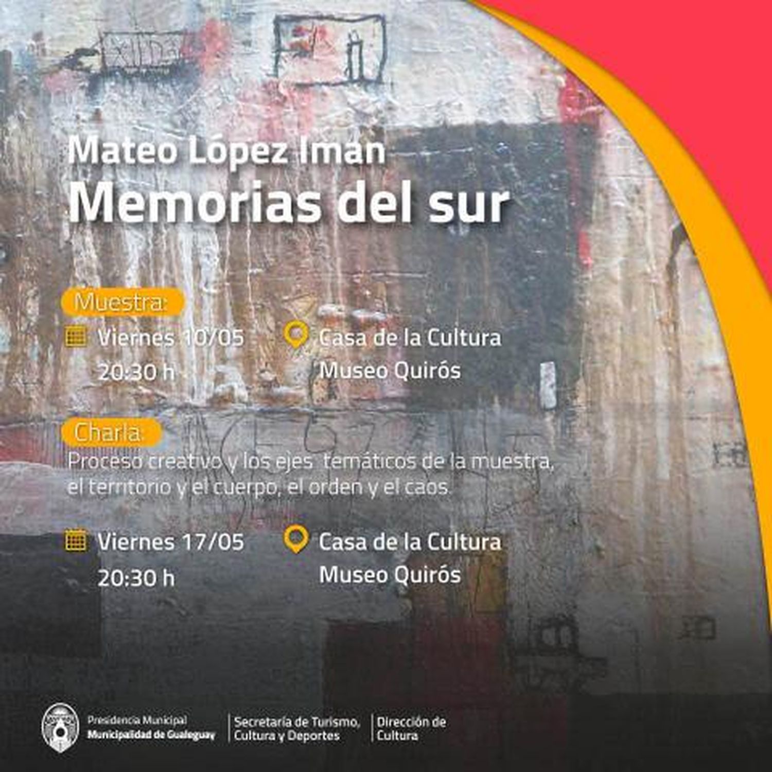 Muestra en el Quirós: “Memorias del Sur”