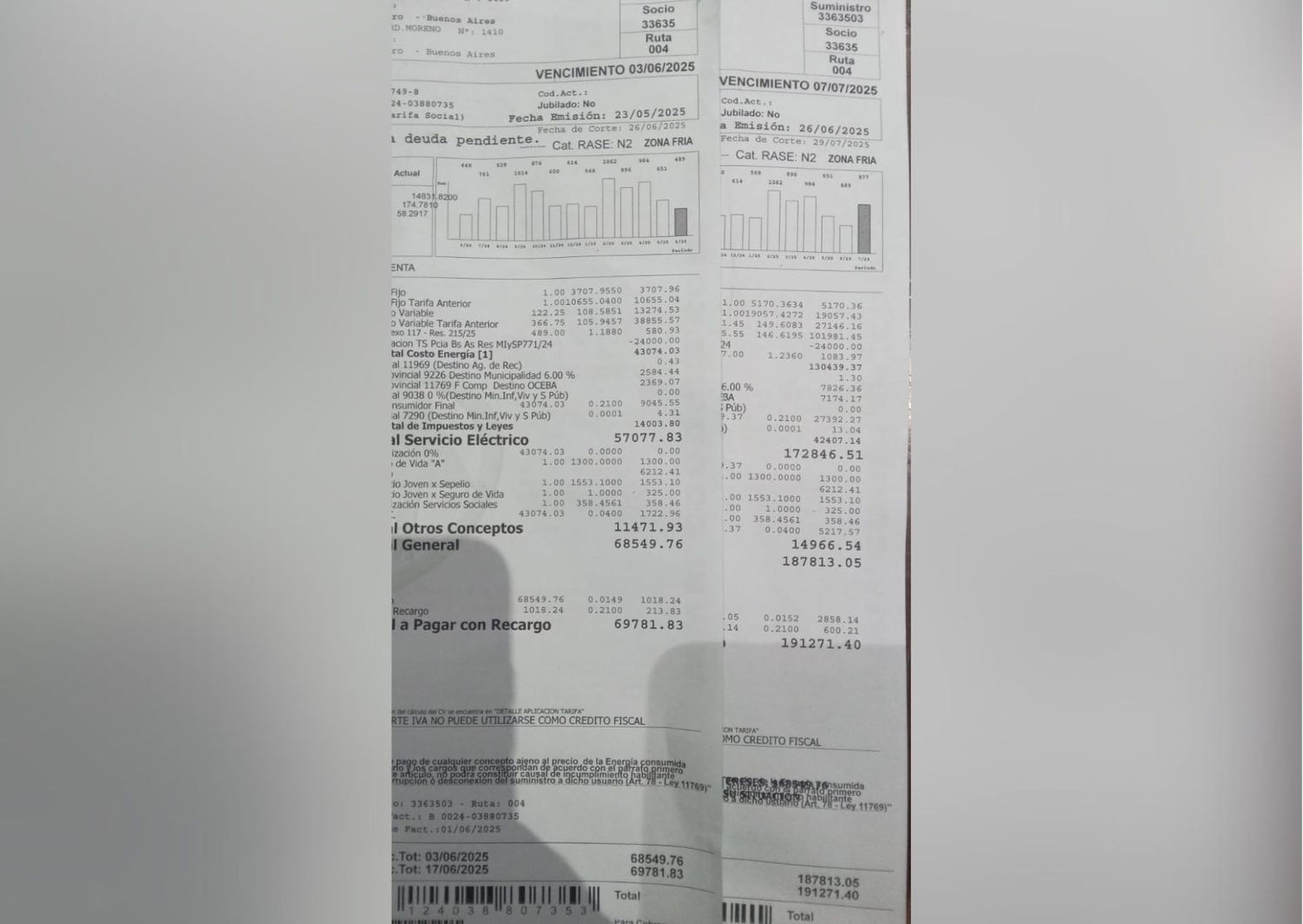 Aumento en la boleta de luz: "¿Es un robo?"