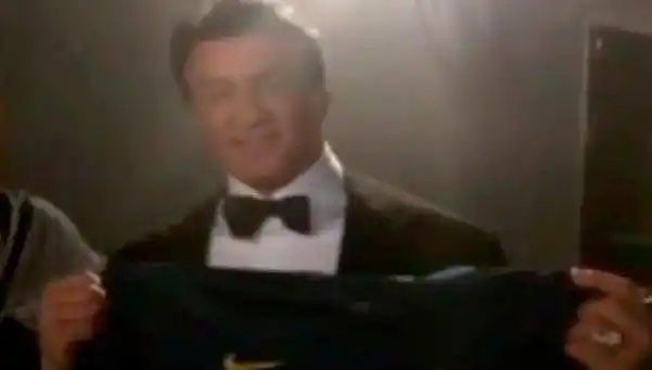 Stallone posó con la camiseta de Boca