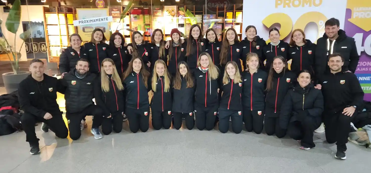 La Selección Marplatense en su salida a Rosario.