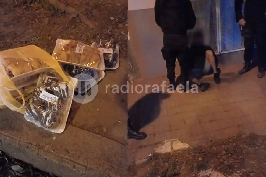 Salió a buscar el desayuno: manoteó varias bandejas de cañoncitos y alfajores de una camioneta de reparto