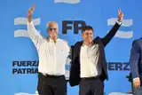 Taiana y Kicillof.