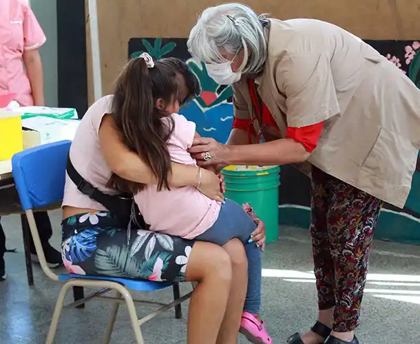 Marcada ausencia de personas con turno para recibir la vacuna