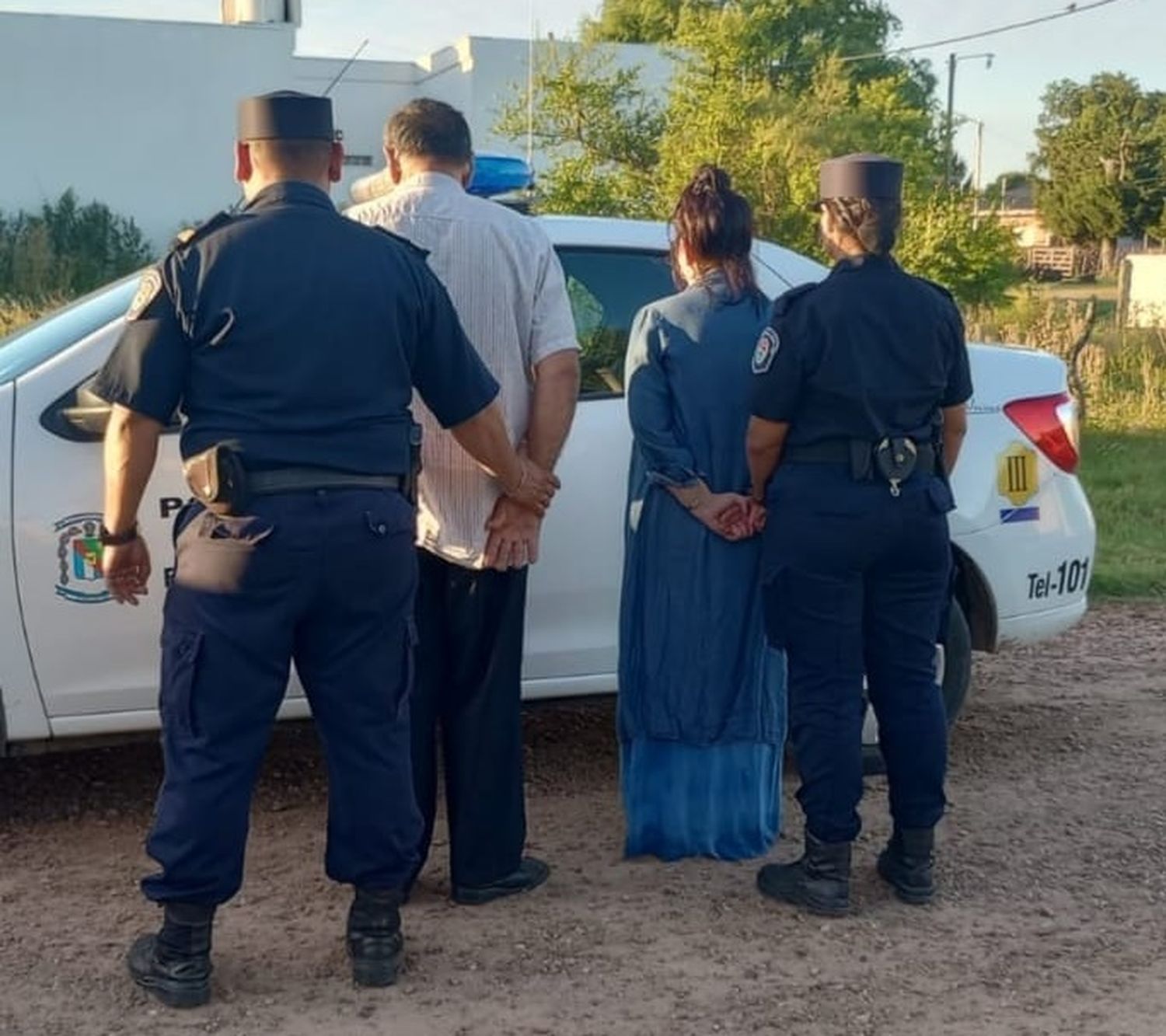 Un hombre y una mujer de Gualeguaychú detenidos en Urdinarrain