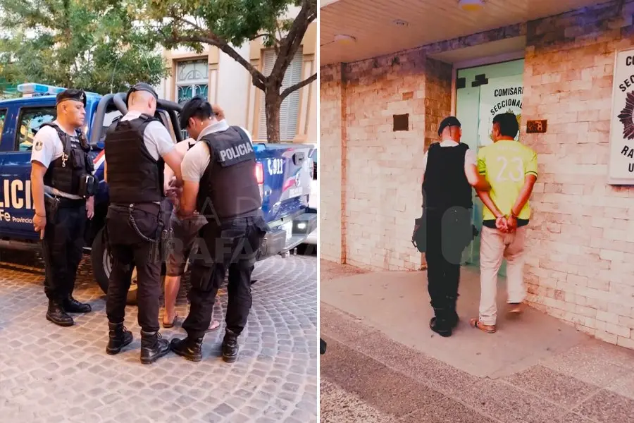 Inhalando “Poxi-ran”, molestaban a todos los que pasaban caminando por Bv. Santa Fe