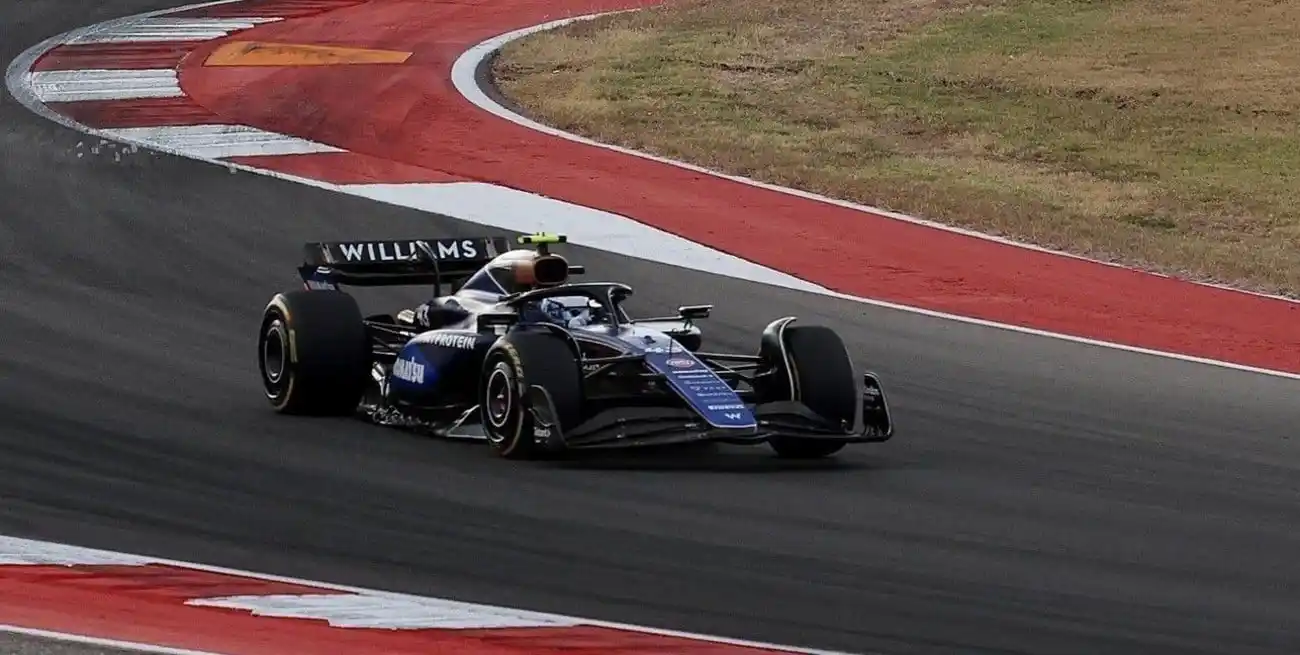 Franco Colapinto en el Circuito de las Américas de Austin.