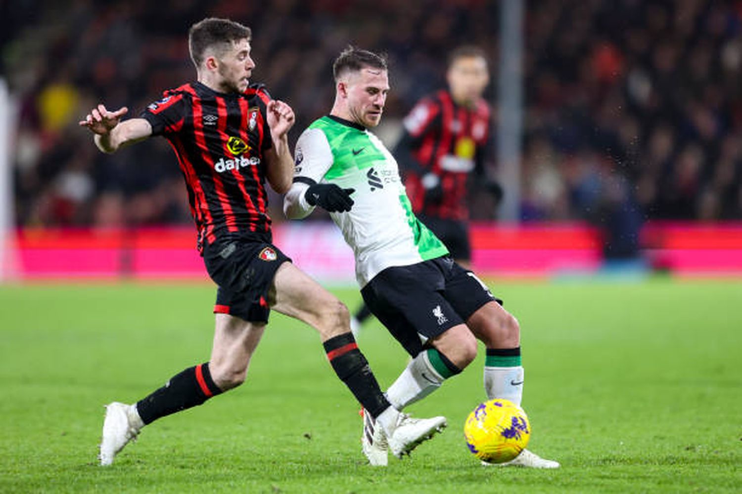 Mac Allister en acción ante Bournemouth.