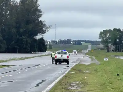 La ruta, en las primeras horas del lunes - Foto: RADIO GABAL