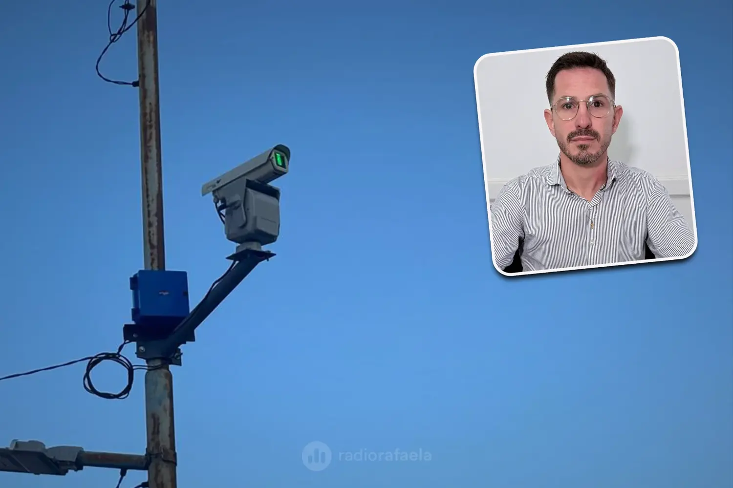 Rafaela sumó tecnología láser para ahuyentar aves del microcentro  | Juan Pablo Aversa, subsecretario de Servicios Públicos de Rafaela