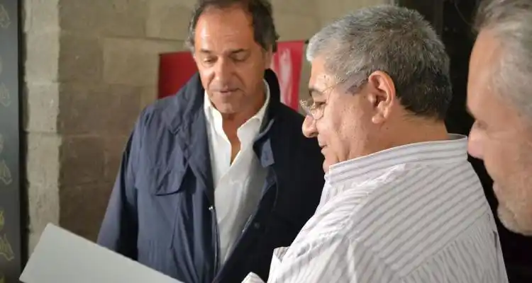 Sin presencia justicialista, Daniel Scioli recorrió el 505