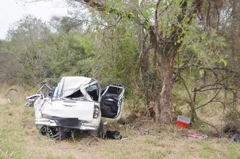 Ruta provincial N.º 1: choque entre camionetas dejó como saldo un muerto