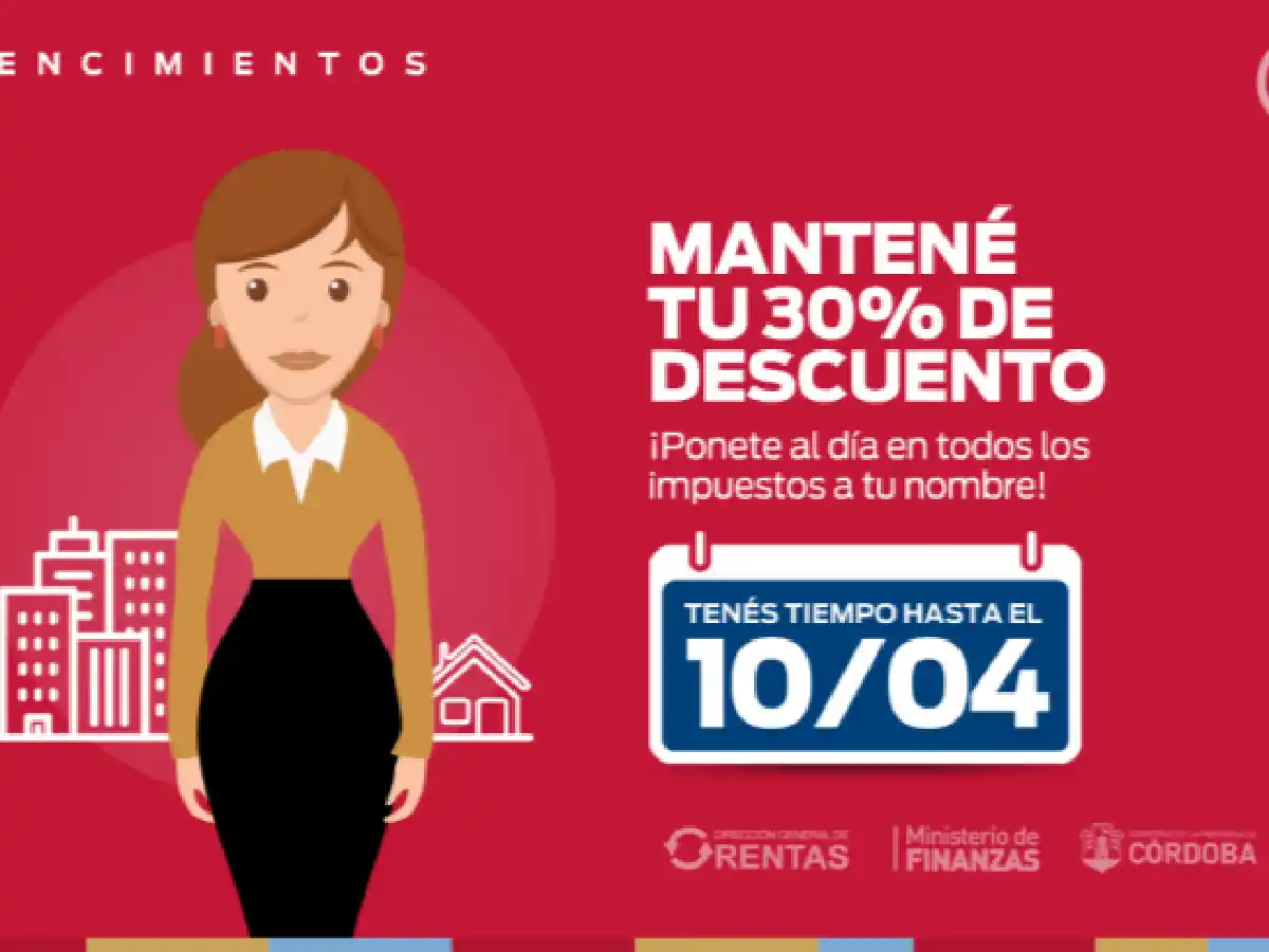 Hoy vence la segunda cuota del Impuesto Inmobiliario Urbano