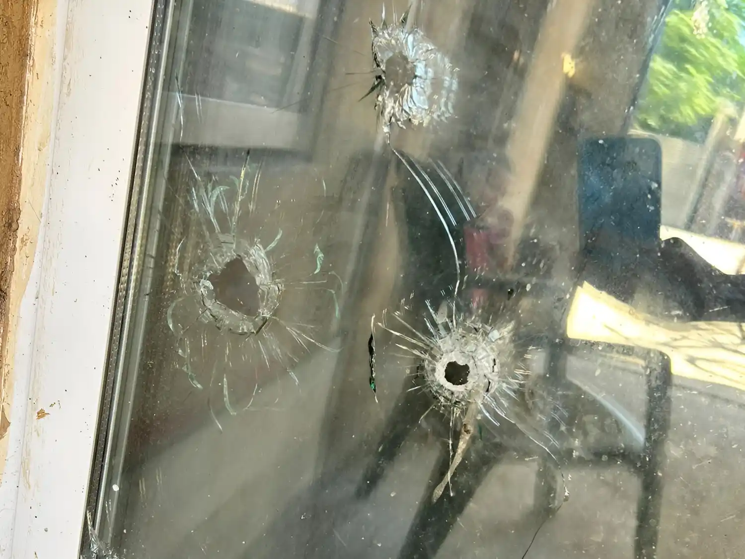 a los tiros en río tala - casa baleada