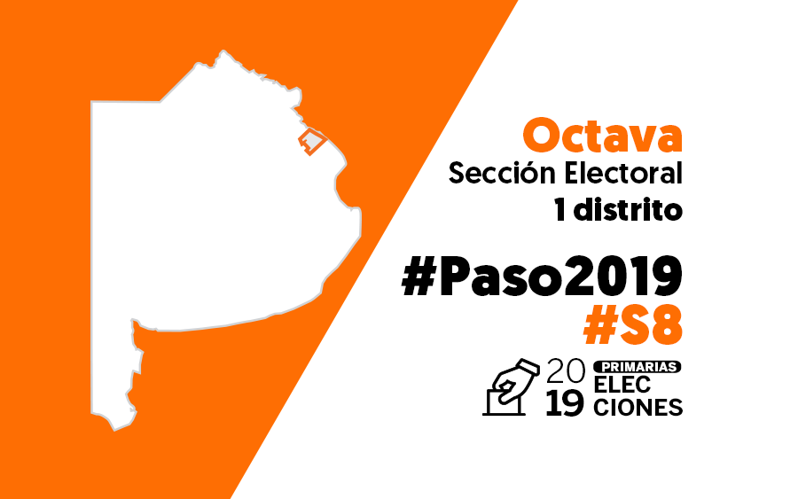 Elecciones PASO 2019: La Octava Sección vota senadores, intendente, concejales y consejeros escolares