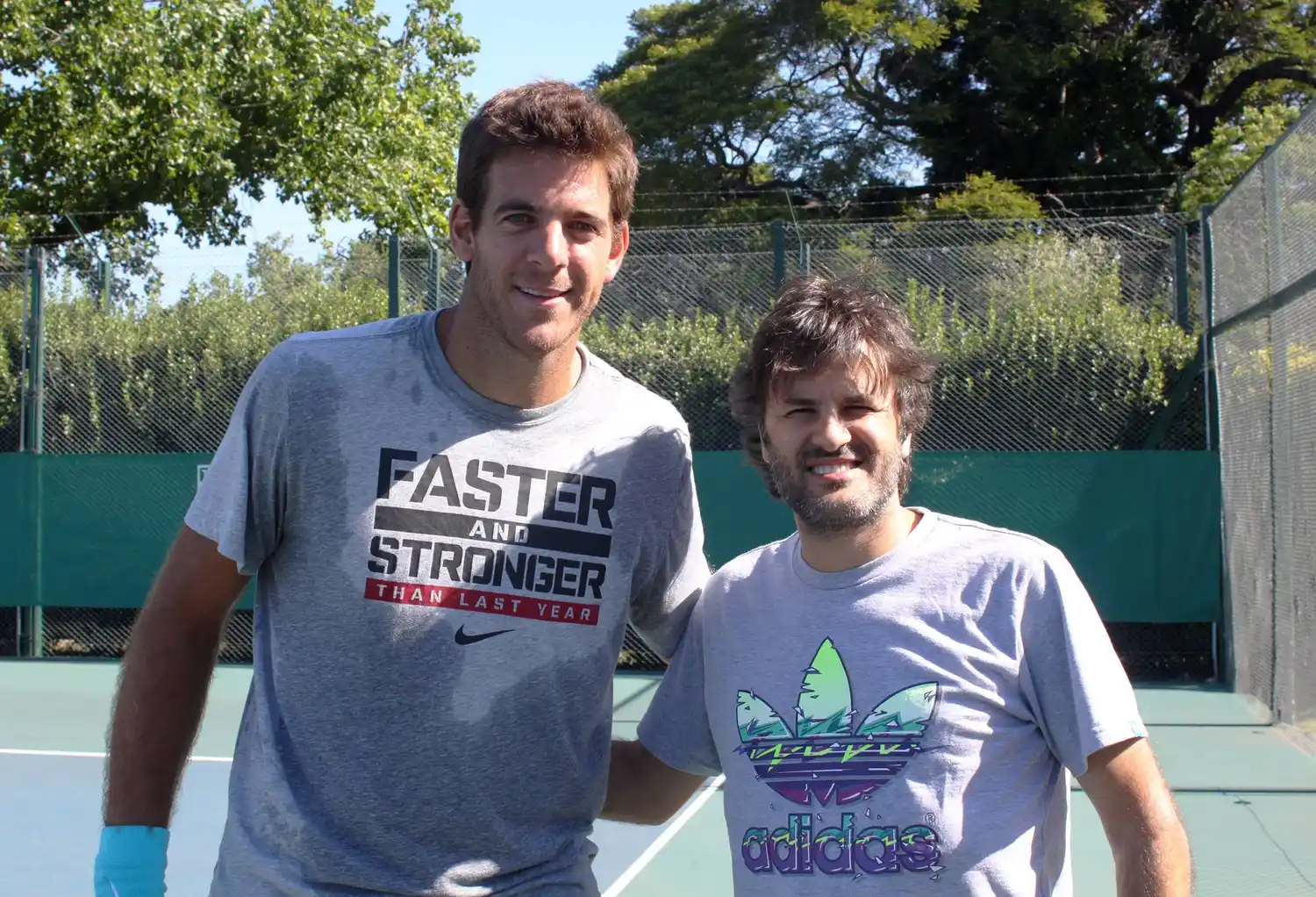 Ciro Martínez, el sparring de lujo de Juan Martín Del Potro