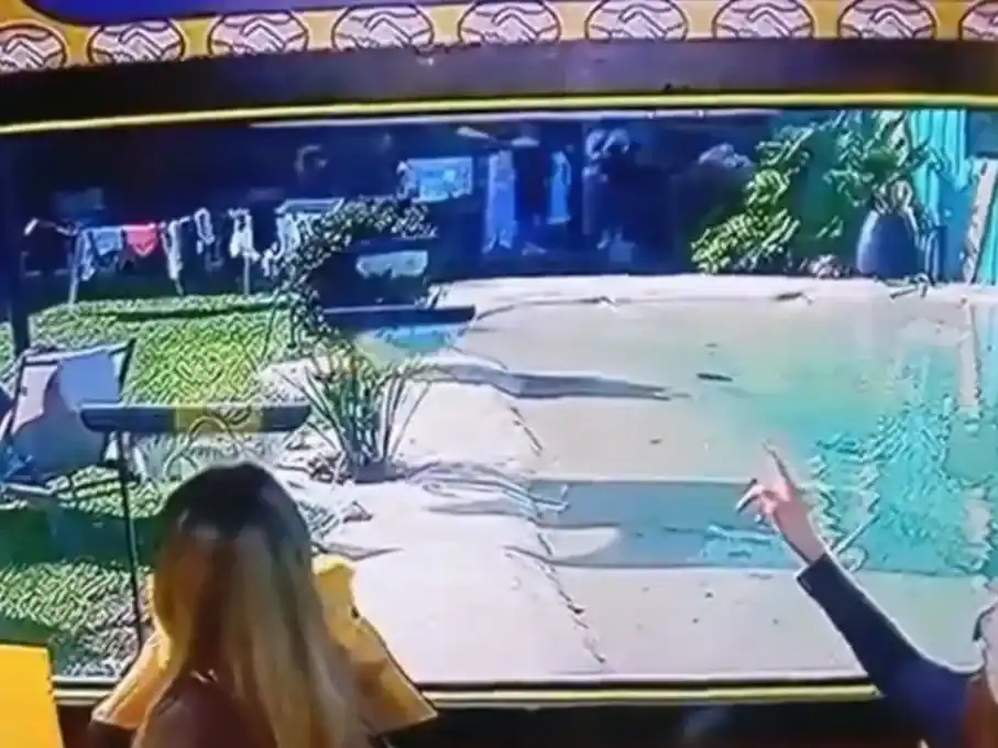 ¿Policías en el techo de la casa de Gran Hermano? Viral en redes