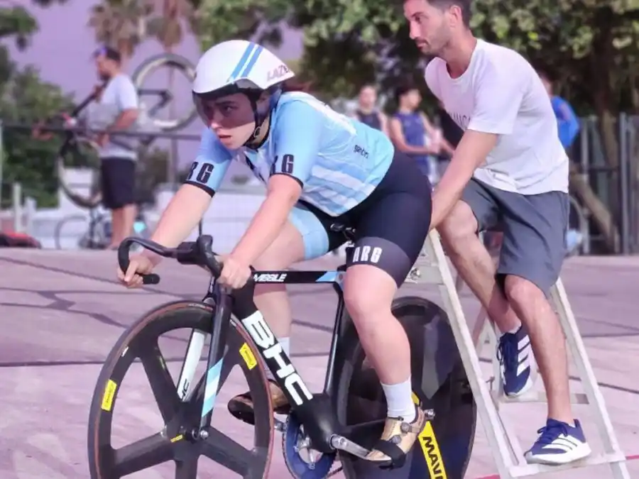 Los velocistas argentinos se encuentran concentrados en la ciudad de Rafaela, trabajando de cara a lo que serán los objetivos 2026.Foto: ciclismoarg.com.ar