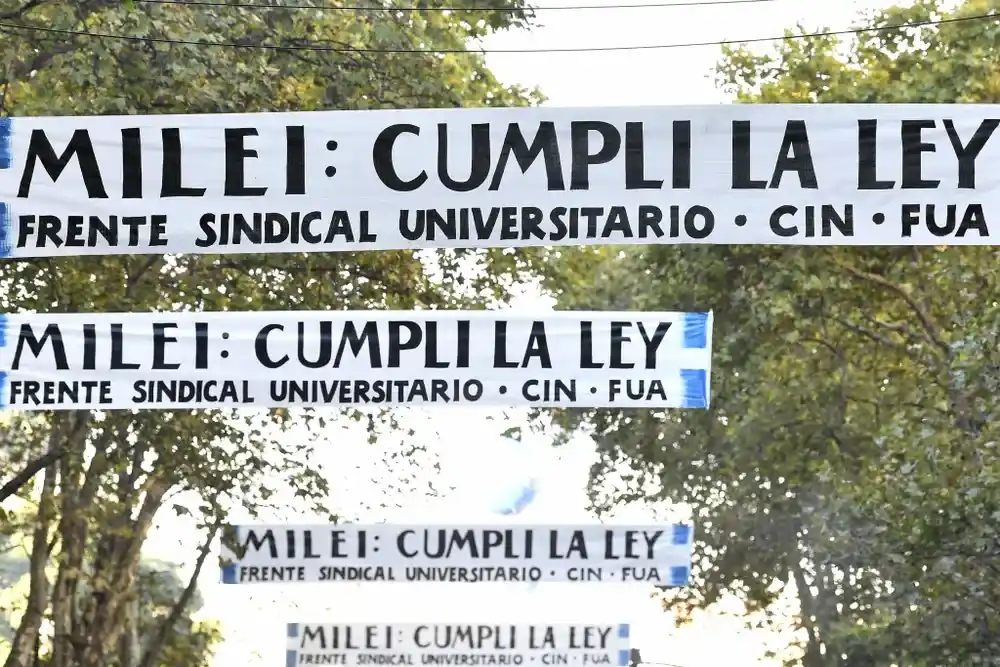 Sigue el reclamo universitario