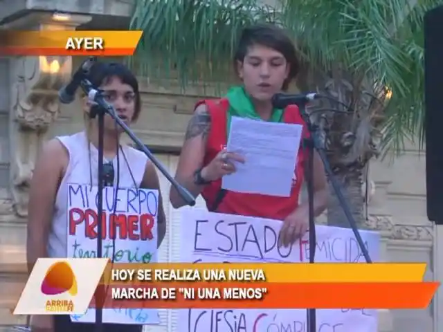 Se realiza una nueva marcha de “Ni Una Menos”