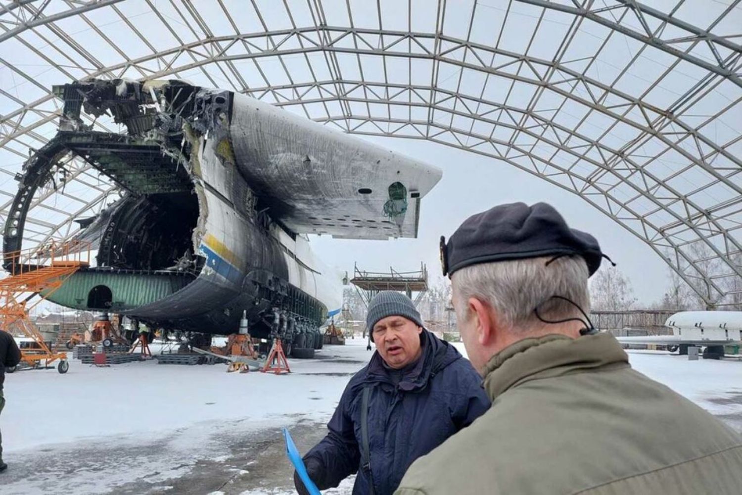 Así están hoy los restos del avión más grande del mundo