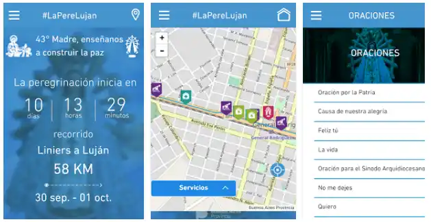 Crearon aplicación para la Peregrinación a Luján con "herramientas de soporte espiritual"