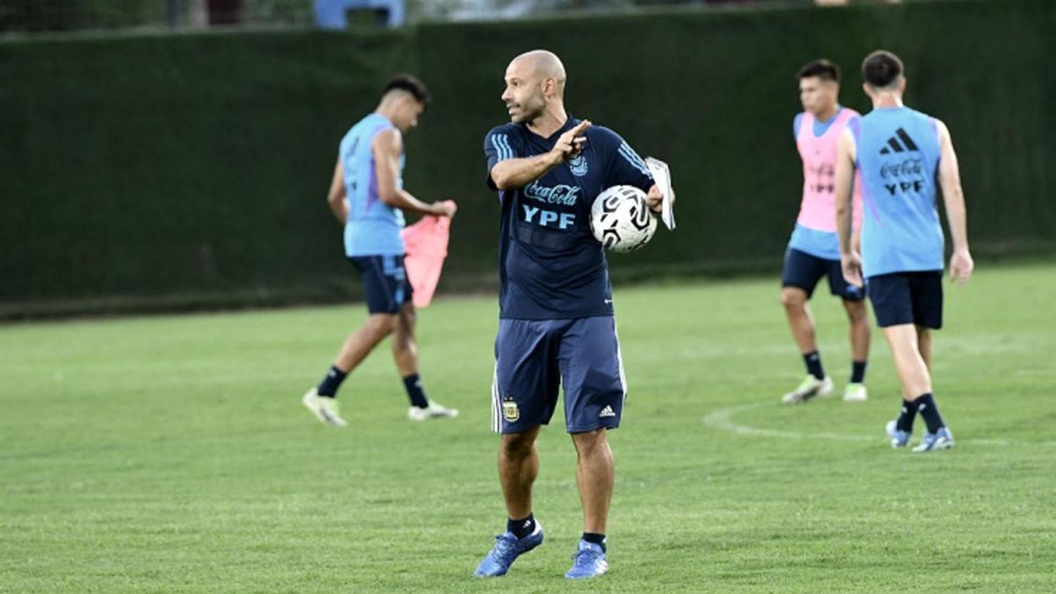 El DT argentino, Javier Mascherano.