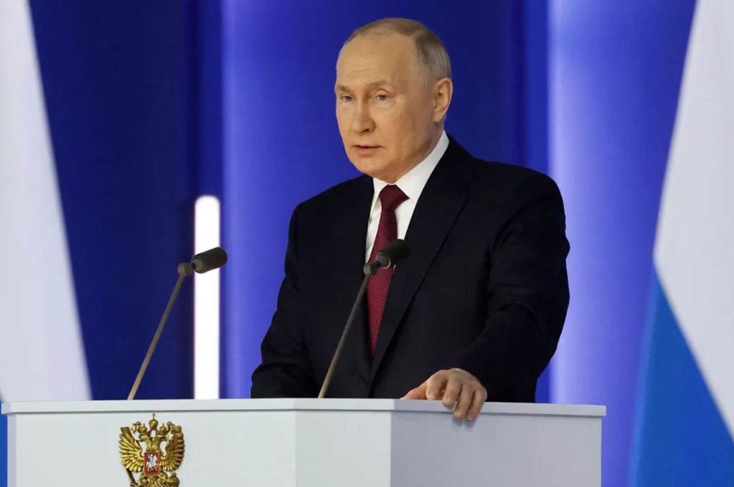 Vladimir Putin anunció que suspende el último tratado de desarme nuclear con EEUU