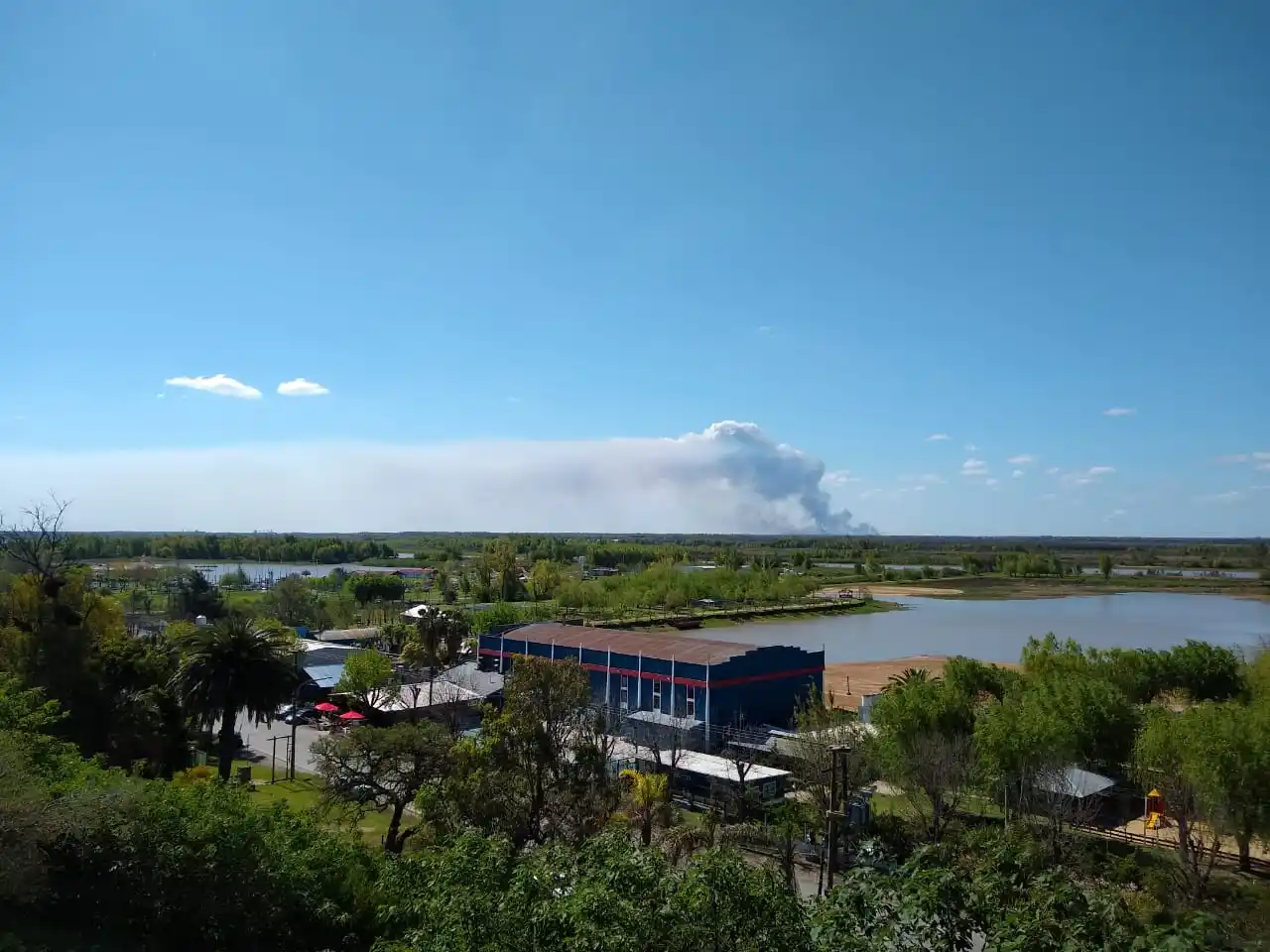 Incendios en islas: detectan nuevos focos en la zona de Lechiguanas