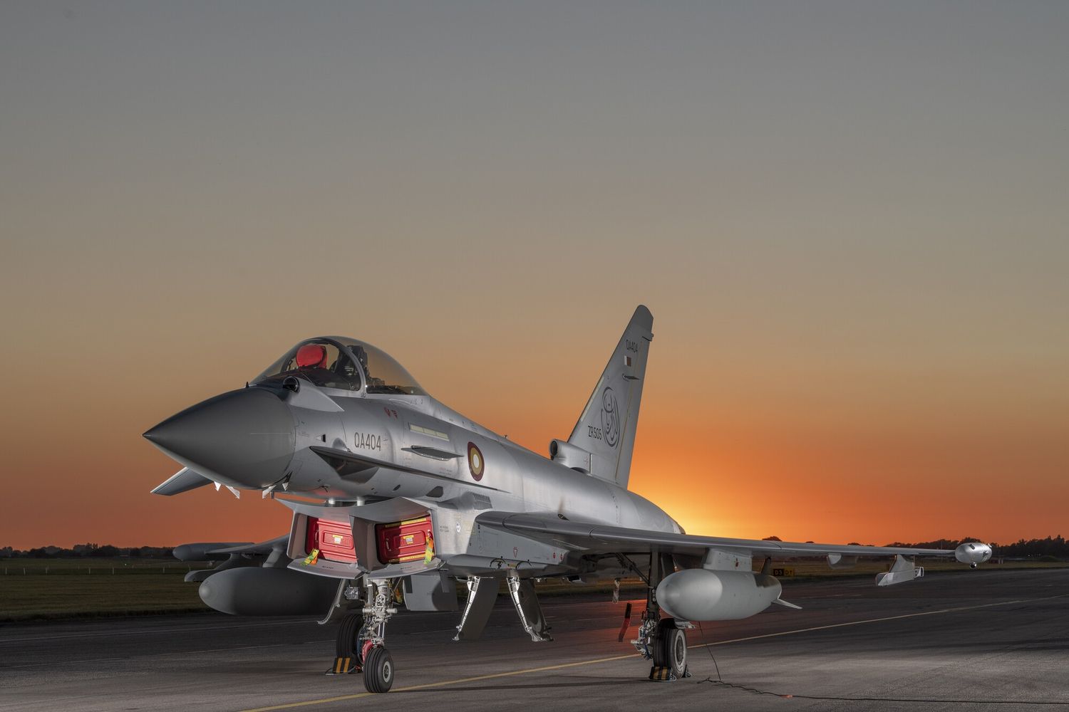 Catar recibe oficialmente su primer avión de combate Typhoon