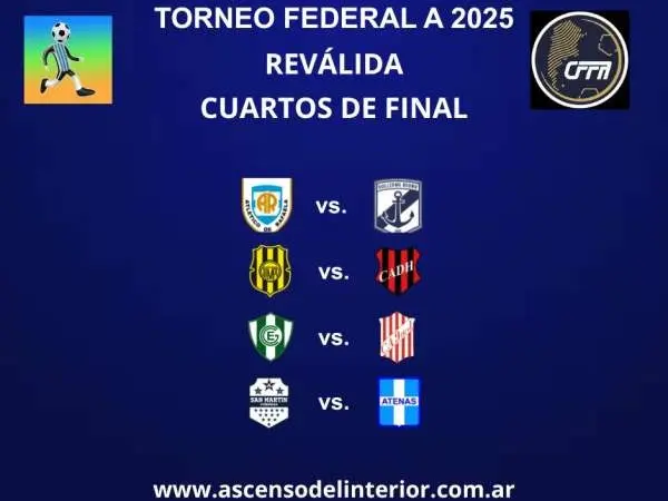 La Crema y el León inician su camino en los 4° de final de la Reválida del Federal A. Foto:Ascensodelinterior