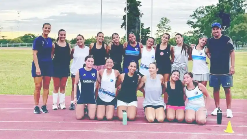 Jugadoras del Club Salto Grande entrenaron con la preselección de Hockey del Río Uruguay