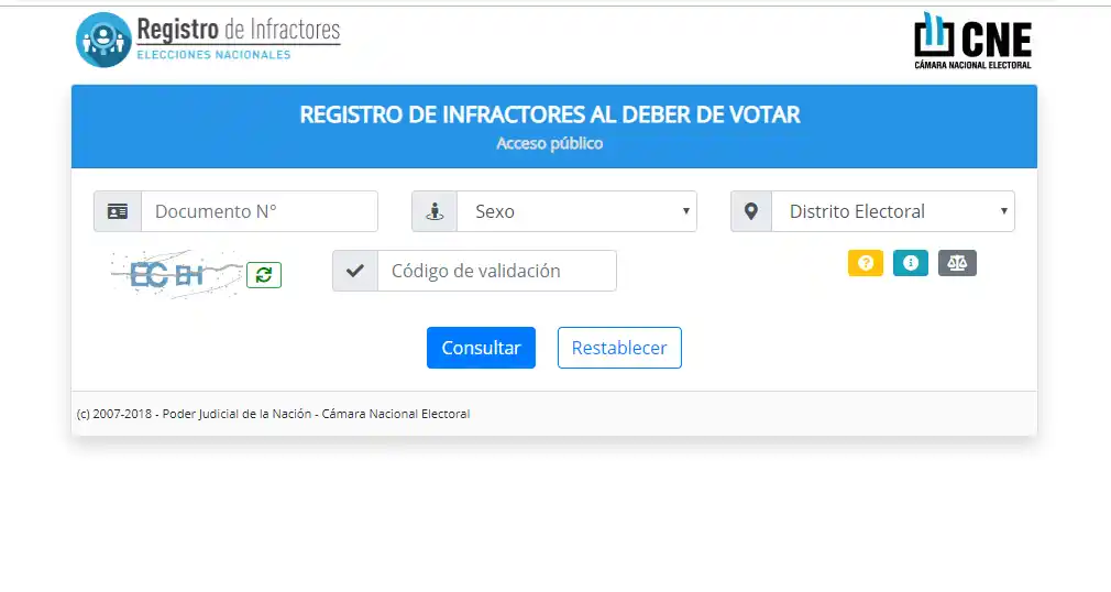 Elecciones Generales 2019: La multa por no votar es de 100 pesos