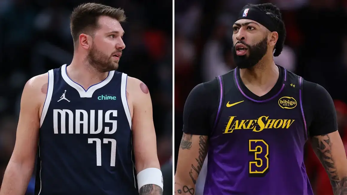 Luka Doncic y Anthony Davis, los protagonistas del pase de la temporada.