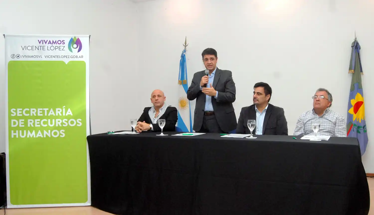 Jorge Macri participó de la apertura de las paritarias en Vicente López