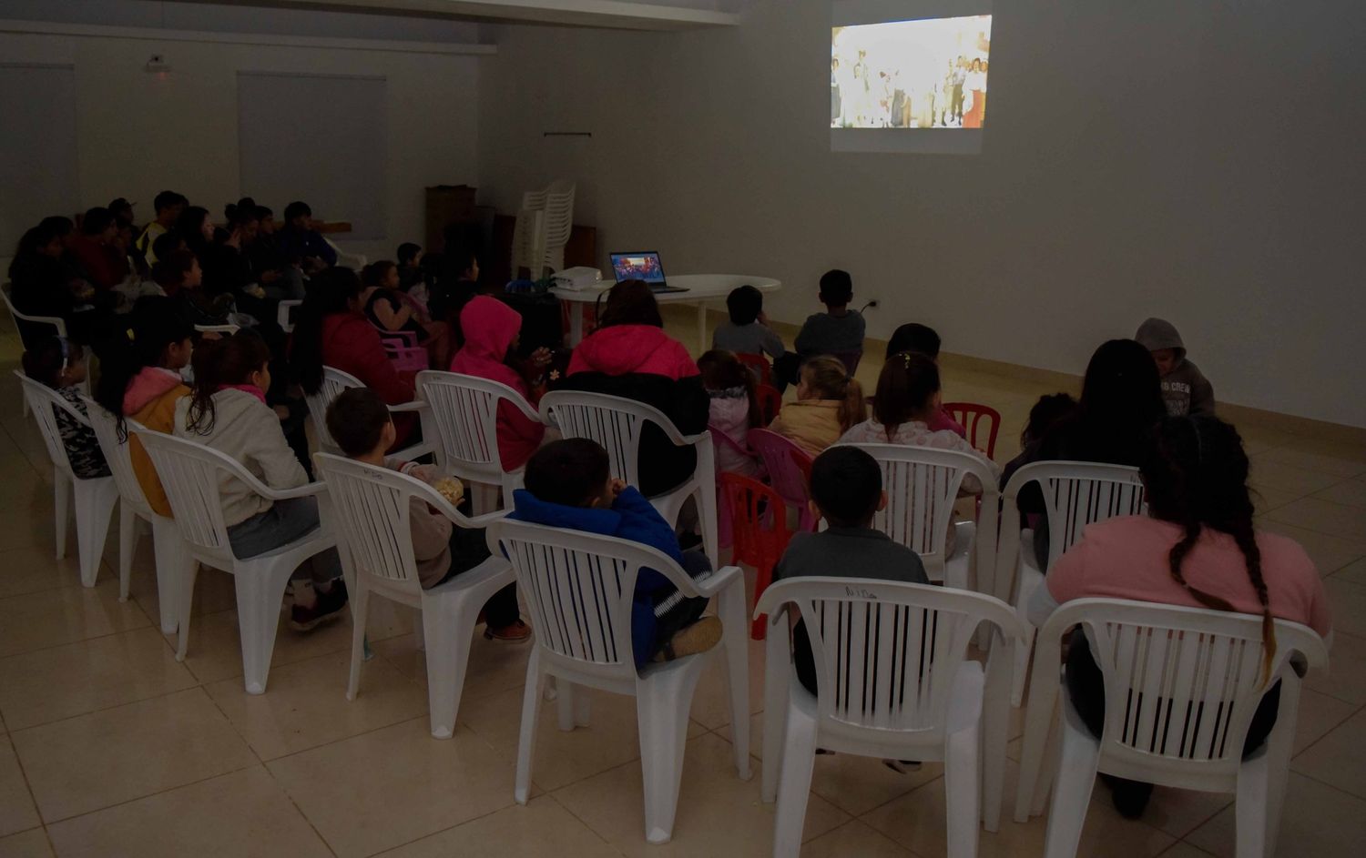 Se realizó otra jornada de “Cine en tu Barrio”