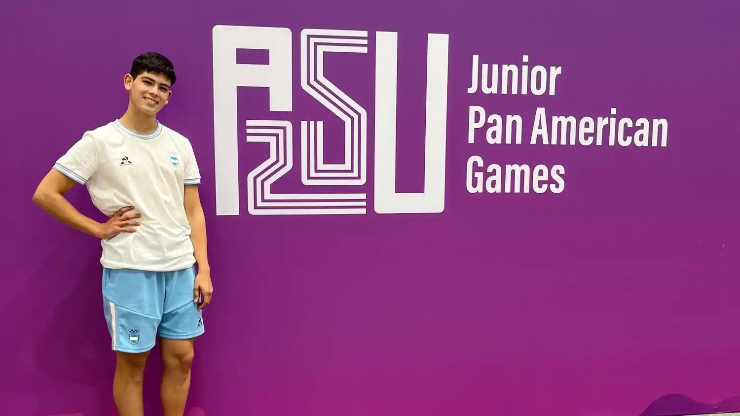 Matías Ovejero en los Panamericanos Junior.