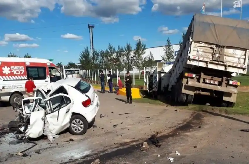 Un muerto tras choque fatal a la altura de Pueblo Esther